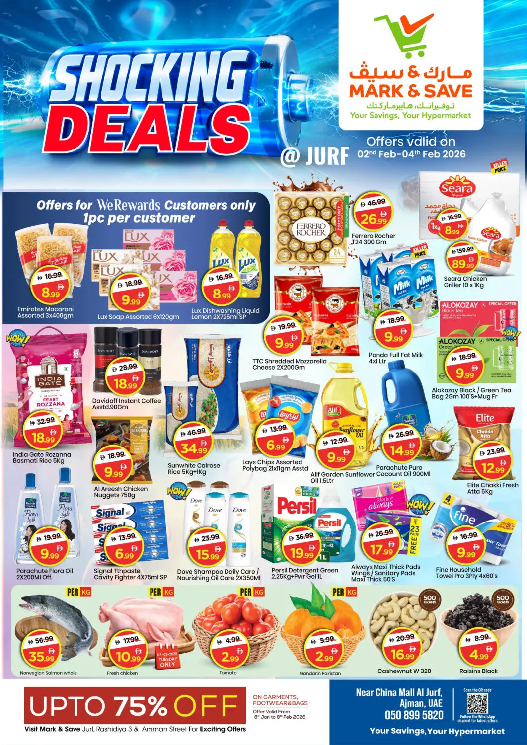 UAE - Sharjah / Ajman Mark & Save offers in D4D Online. Al Jurf , Ajman. . Till 4th February