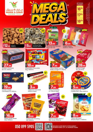 UAE - Dubai Mark & Save Value Retail offers in D4D Online. Al Warsan 1 - Dubai. . Till 18th December