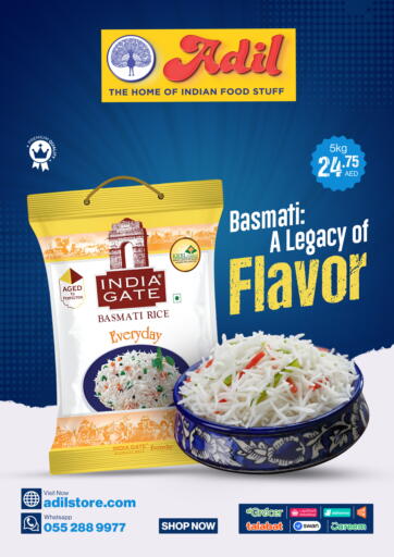 UAE - Dubai Adil Supermarket offers in D4D Online. Basmati : A Legacy Of Flavor. . Till 15th November