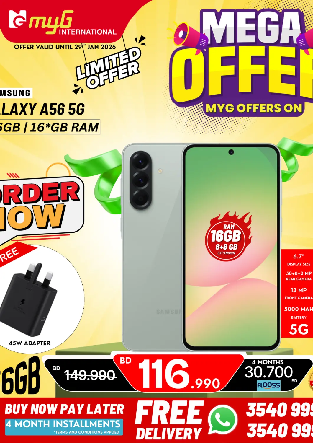 Bahrain MyG International offers in D4D Online. Mega Offer. . Till 29th January