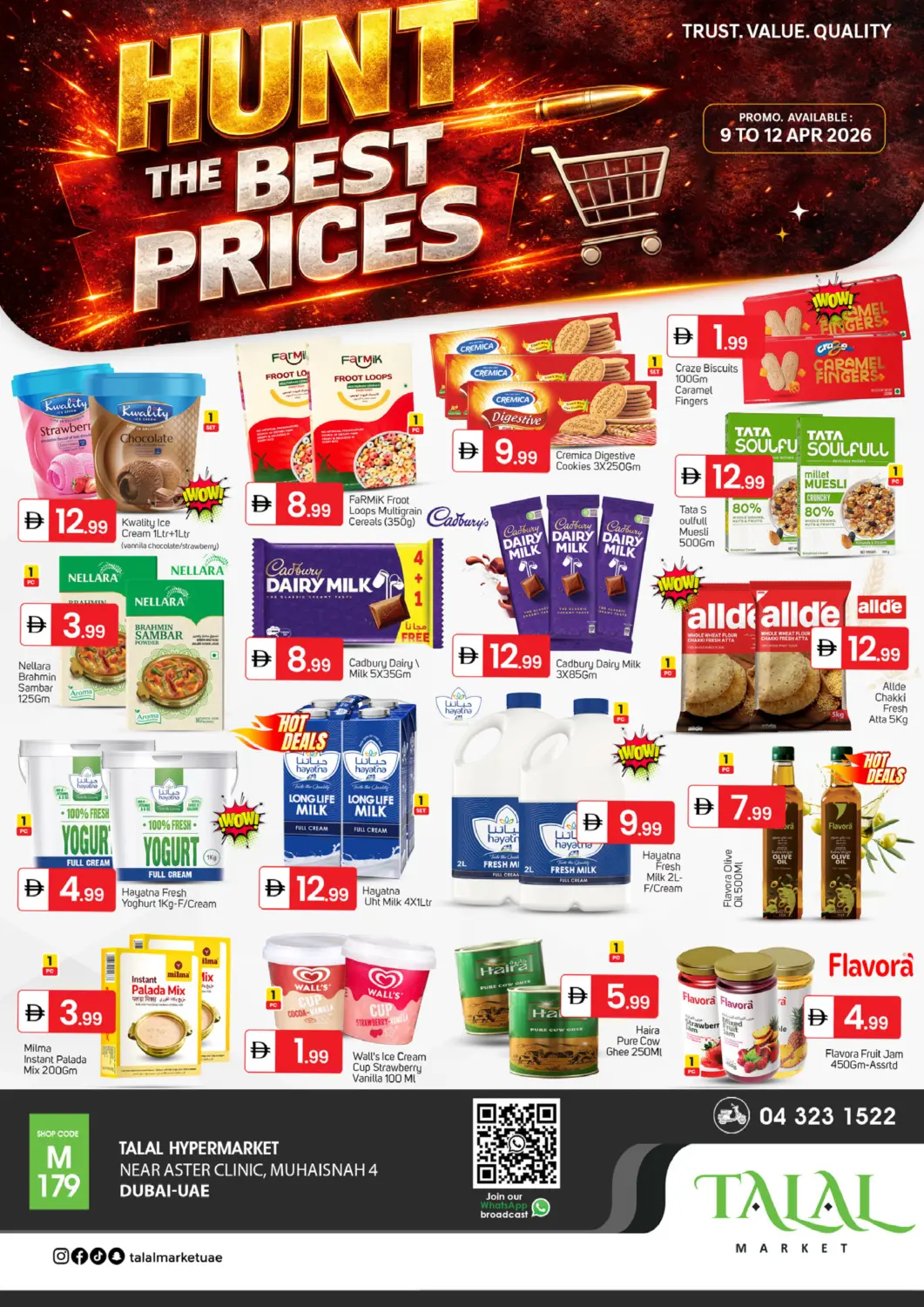 UAE - Dubai TALAL MARKET offers in D4D Online. Muhaisinah 4, Dubai. . Till 12th April