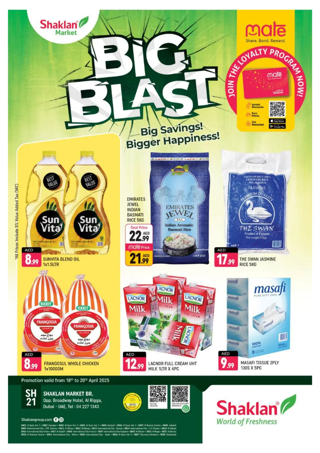 UAE - Dubai Shaklan  offers in D4D Online. Al Rigga, Dubai. . Till 20th April
