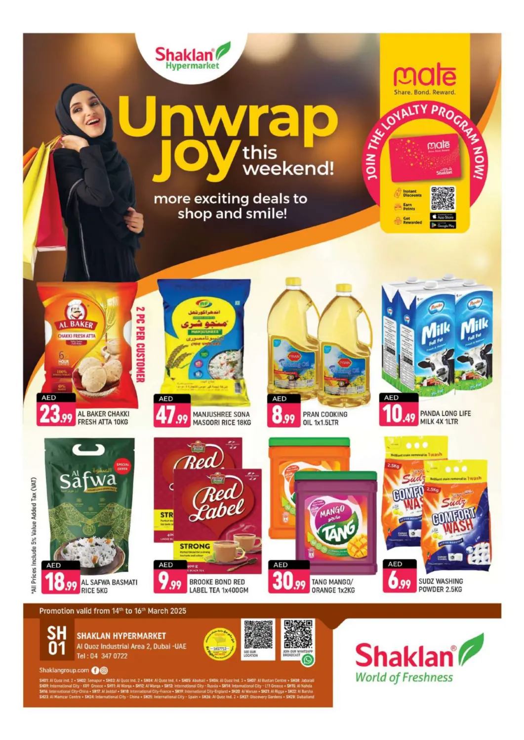 UAE - Dubai Shaklan  offers in D4D Online. Al Quoz Ind Area 2, Dubai. . Till 16th March