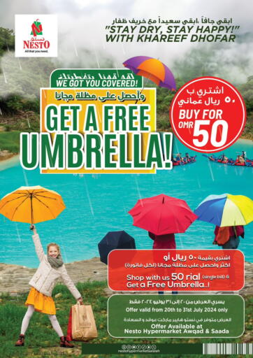 Get a Free Umbrella