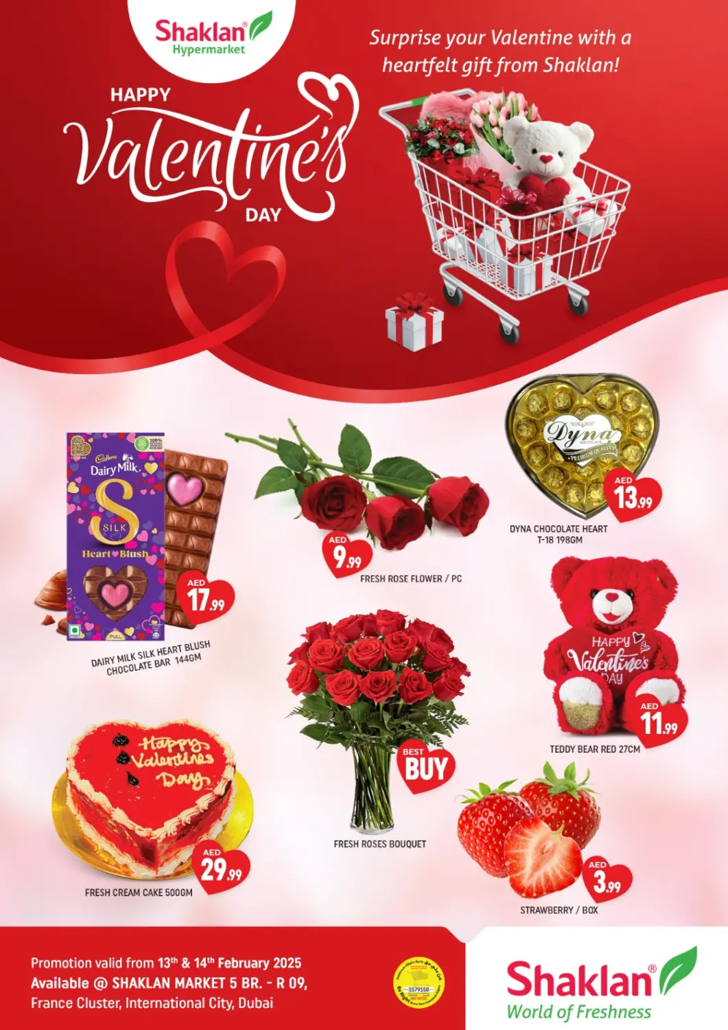 UAE - Dubai Shaklan  offers in D4D Online. France Cluster, International City. . Till 14th February