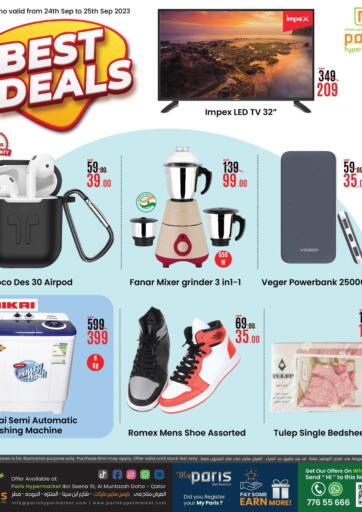 Qatar - Al Rayyan Paris Hypermarket offers in D4D Online. Best Deals. . Till 25th September