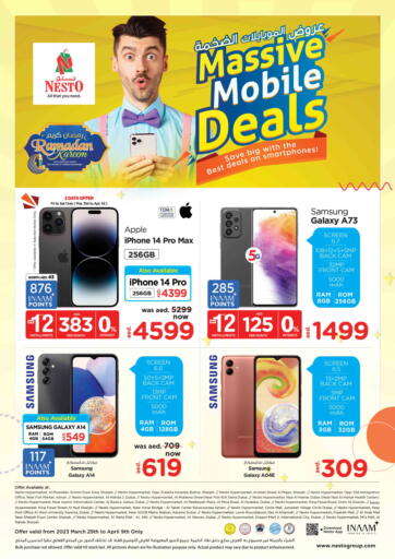 UAE - Al Ain Nesto Hypermarket offers in D4D Online. Massive Mobile Deals. . Till 9th April
