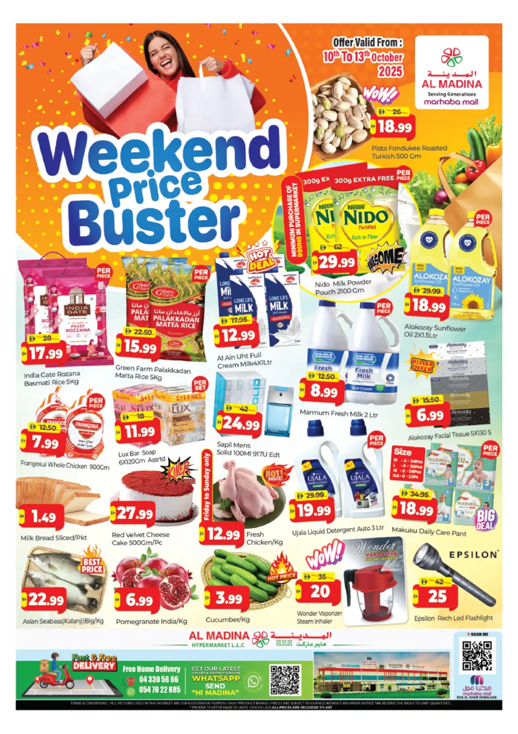 UAE - Dubai Al Madina  offers in D4D Online. Marhaba mall, Ras Al khor. . Till 13th Octrober