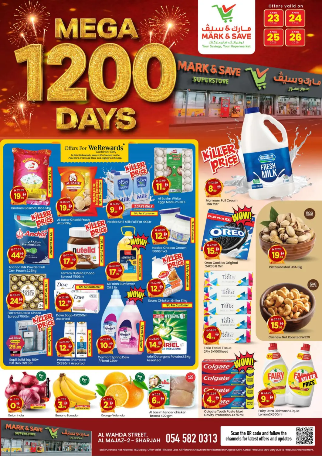 UAE - Sharjah / Ajman Mark & Save offers in D4D Online. Al Wahda Street - Sharjah. . Till 26th April