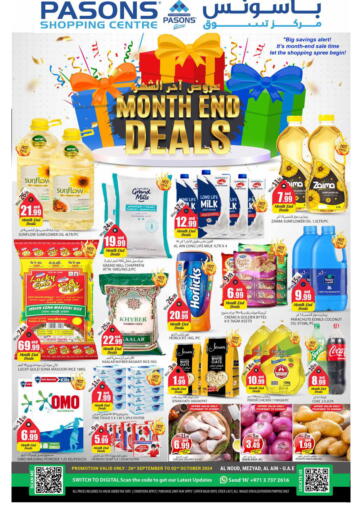 UAE - Al Ain PASONS GROUP offers in D4D Online. Al Ain. . Till 2nd October