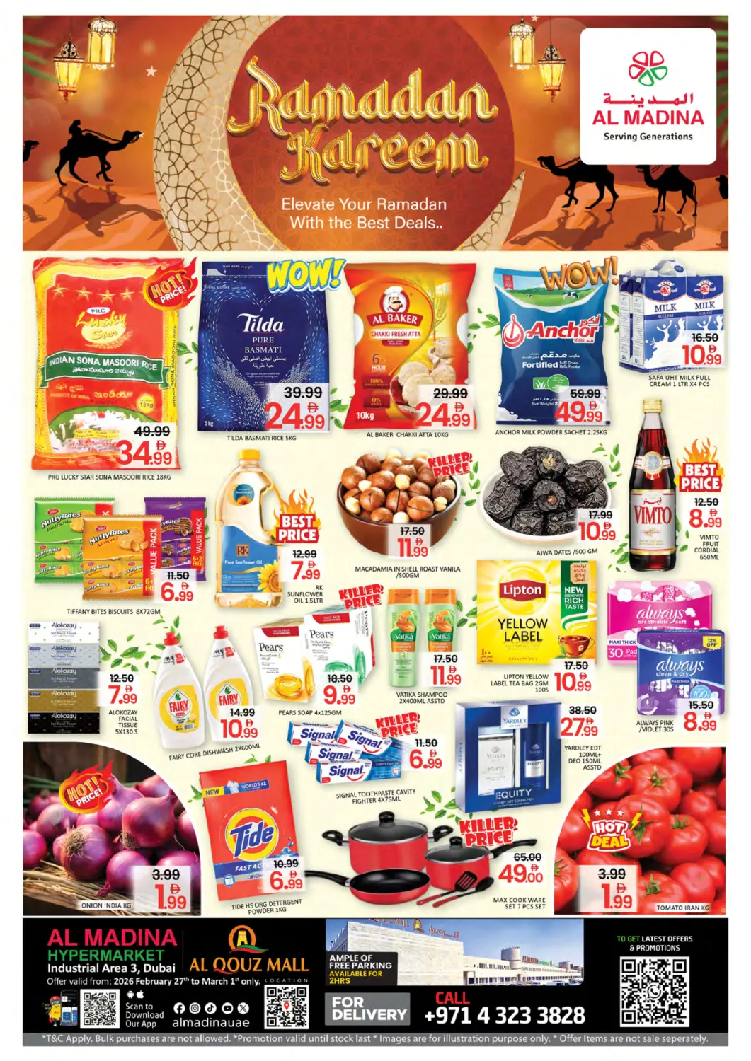UAE - Dubai Al Madina  offers in D4D Online. Al Quoz Mall - Dubai. . Till 1st March
