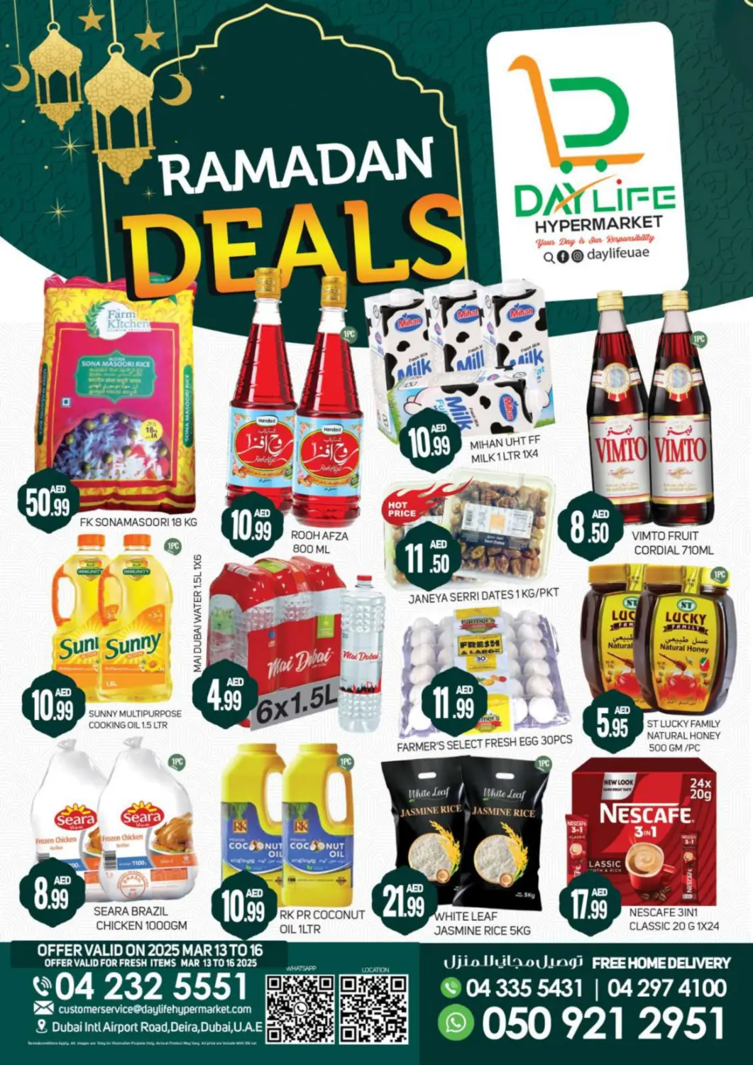 UAE - Dubai Daylife Hypermarket LLC offers in D4D Online. Ramadan Deals. . Till 16th March