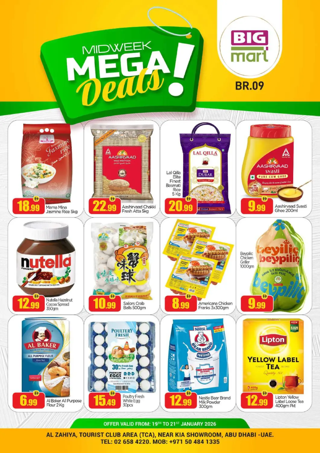 UAE - Abu Dhabi BIGmart offers in D4D Online. TCA- Abu Dhabi. . Till 21st January