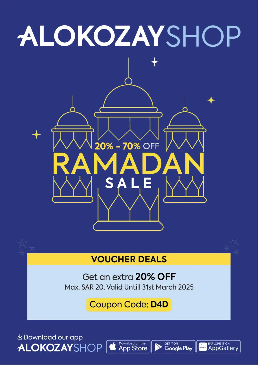 KSA, Saudi Arabia, Saudi - Al Qunfudhah Alokozay offers in D4D Online. Ramadan Sale. . Till 31st March