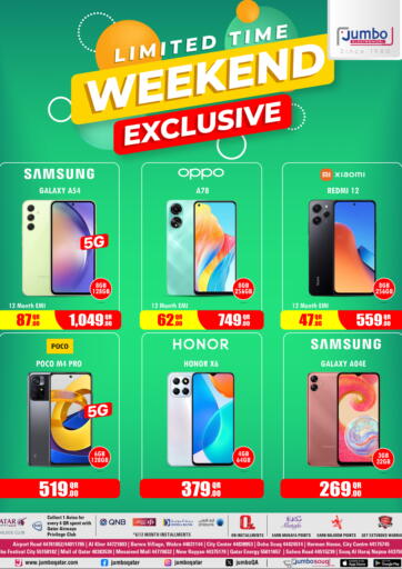 Qatar - Al Shamal Jumbo Electronics offers in D4D Online. Weekend Exclusive. . Till 9th September