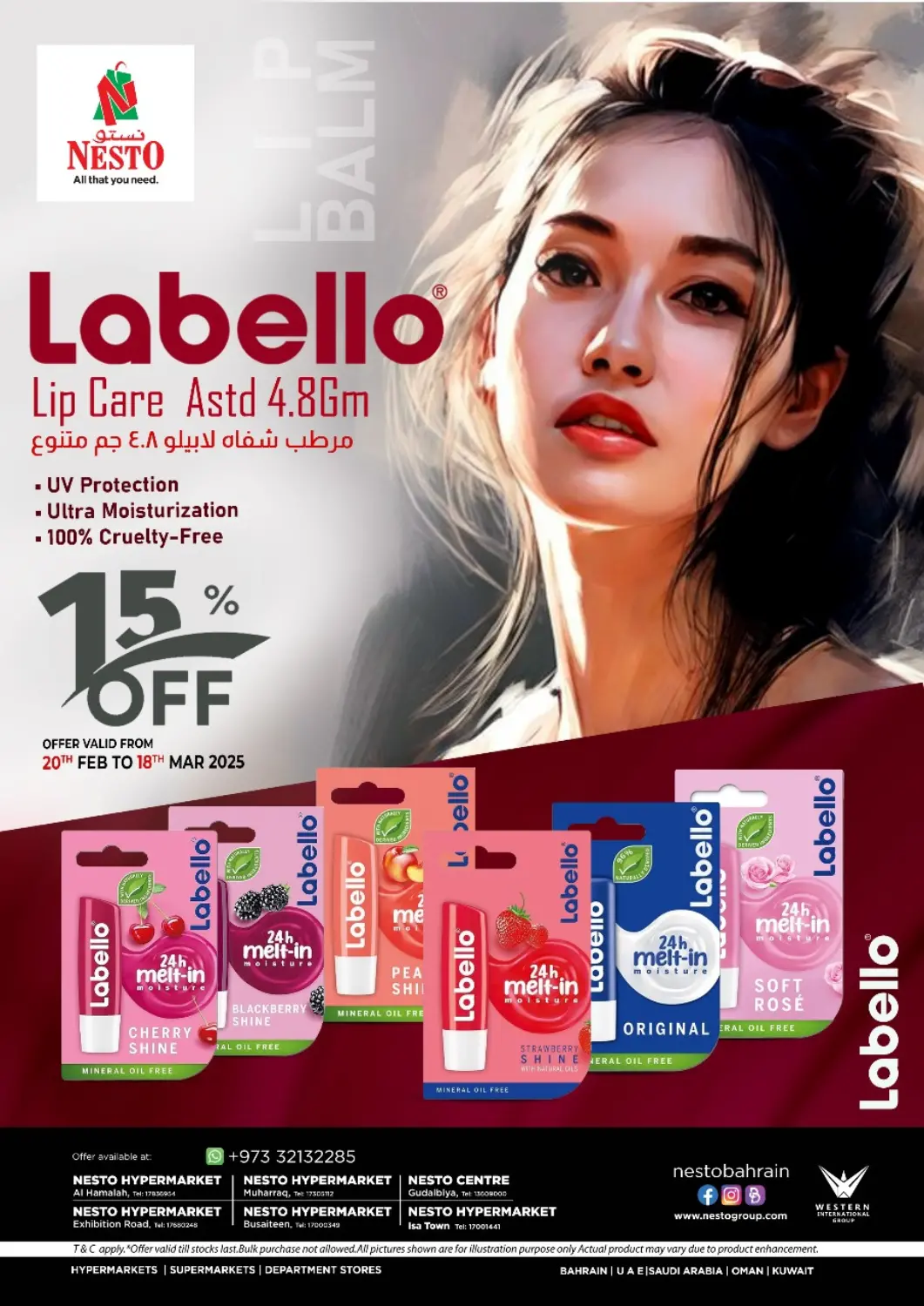 Bahrain NESTO  offers in D4D Online. Lobello. . Till 18th March