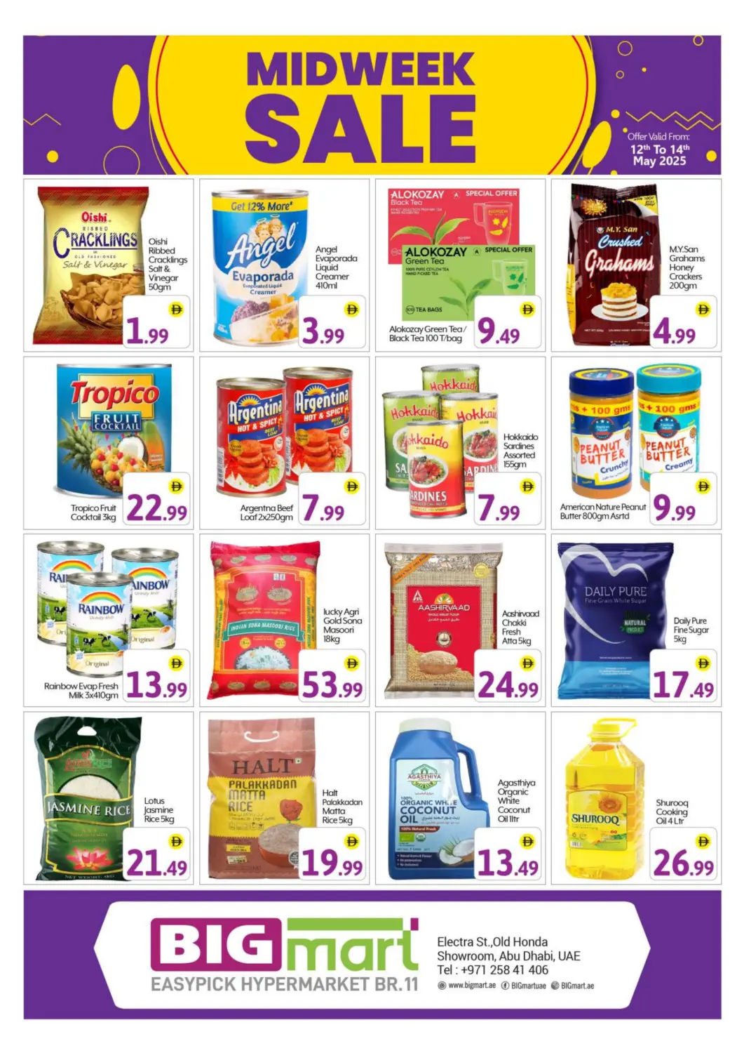 UAE - Dubai BIGmart offers in D4D Online. Electra Street, Abu Dhabi. . Till 14th May