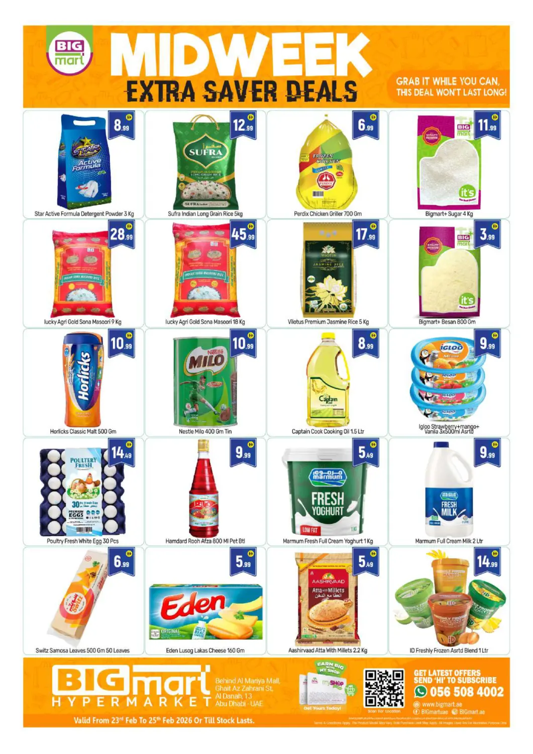UAE - Abu Dhabi BIGmart offers in D4D Online. Al Danah 13, Abu Dhabi. . Till 25th February