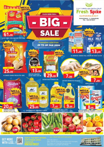 UAE - Dubai Fresh Spike Supermarket offers in D4D Online. Big Sale. . Till 28th January
