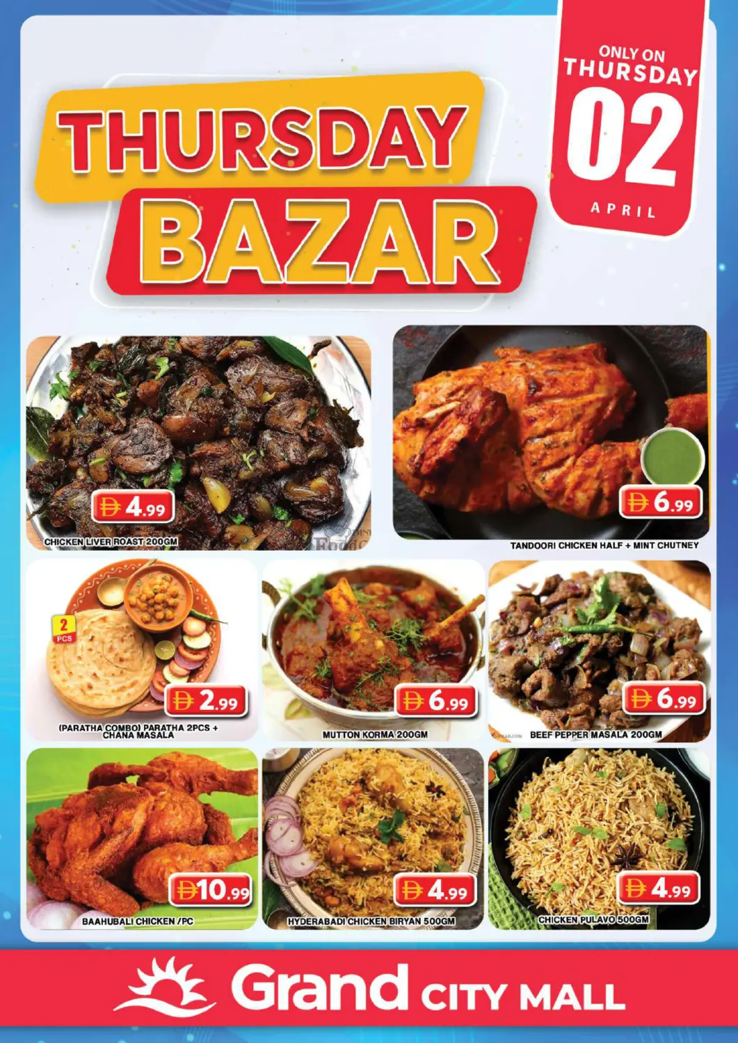UAE - Dubai Grand Hyper Market offers in D4D Online. City Mall - Dubai. . Only On 2nd April