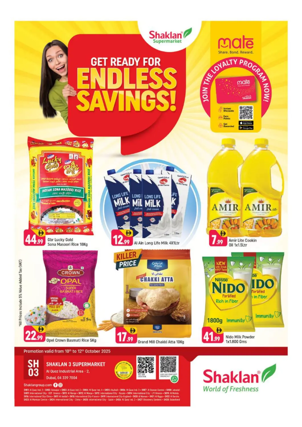 UAE - Dubai Shaklan  offers in D4D Online. Al Qouz Industrial Area 2-Dubai. . Till 12th October