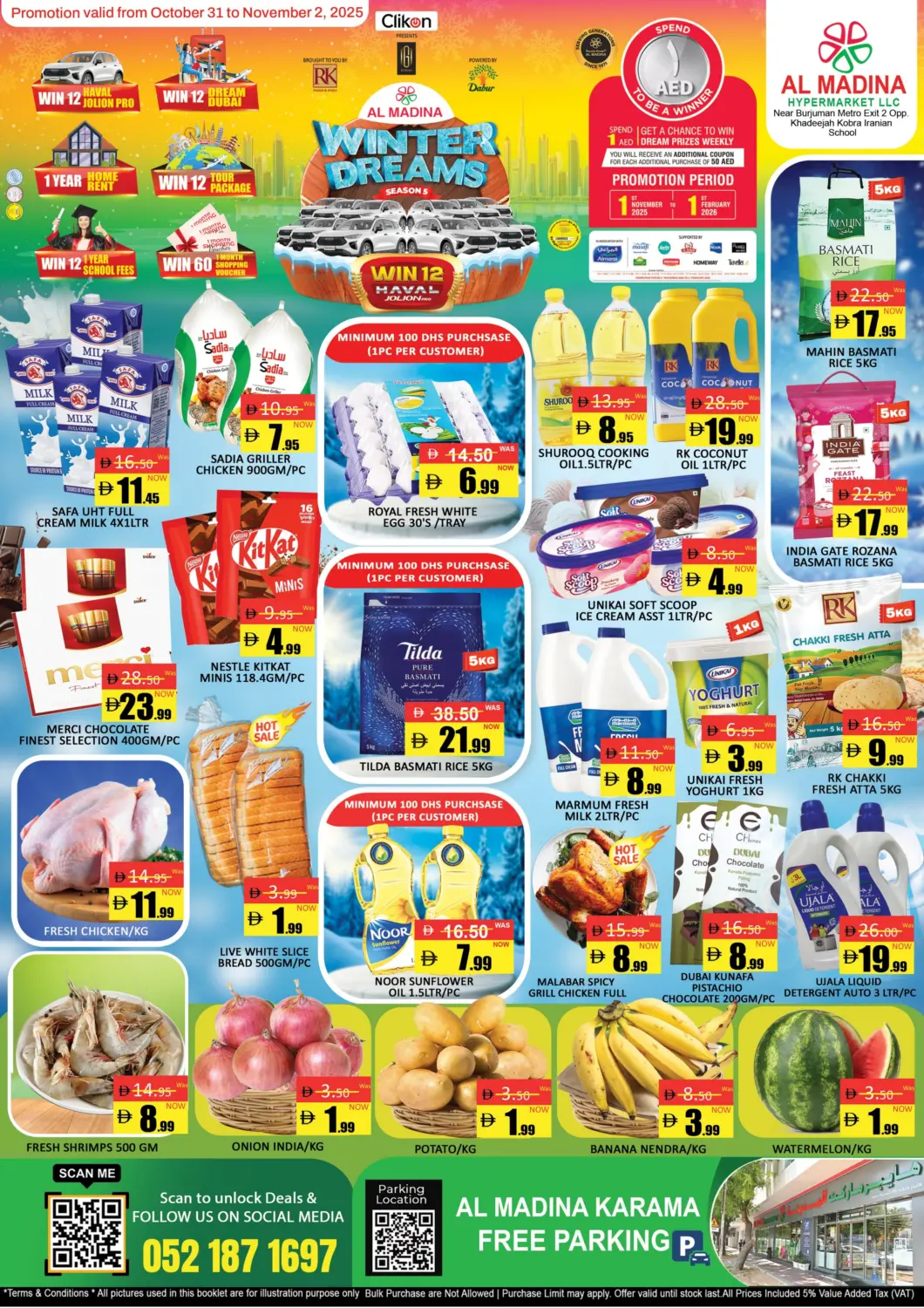 UAE - Dubai Al Madina  offers in D4D Online. Rafa Al Madina Hypermarket, Al Karama. . Till 2nd November