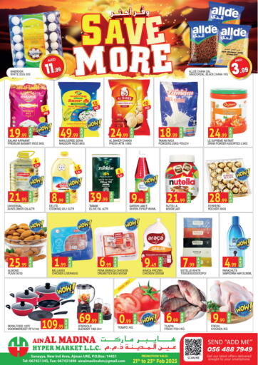 UAE - Sharjah / Ajman Ain Al Madina Hypermarket offers in D4D Online. Save More. . Till 23rd February