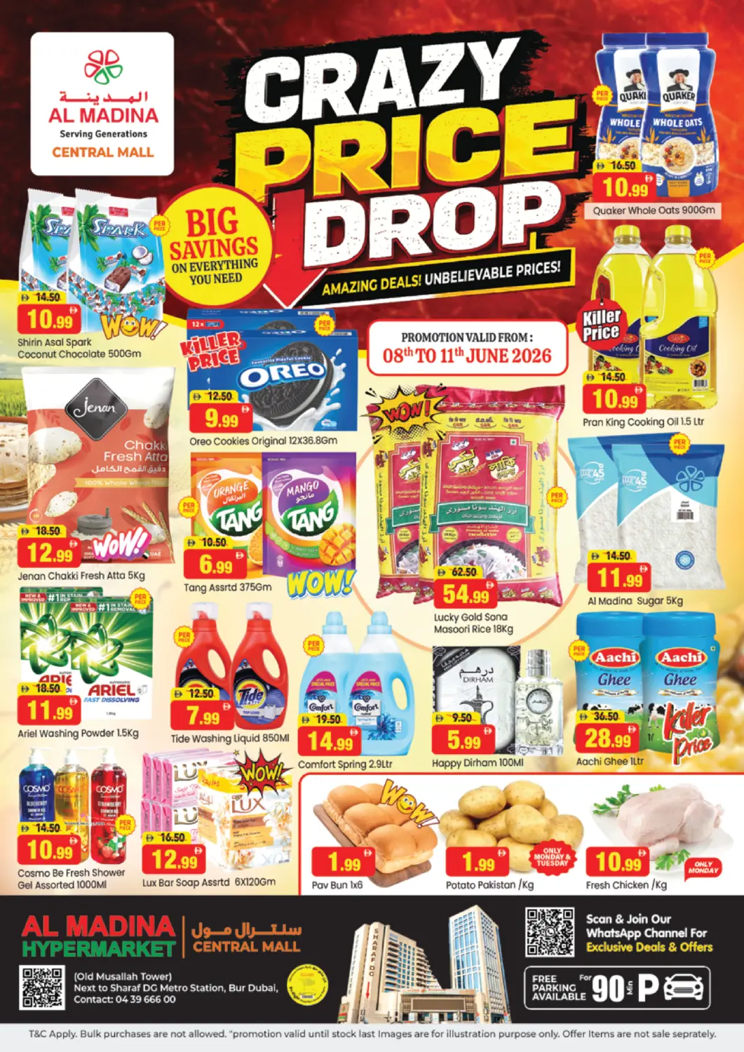 UAE - Dubai Al Madina  offers in D4D Online. Central Mall - Burdubai. . Till 11th June