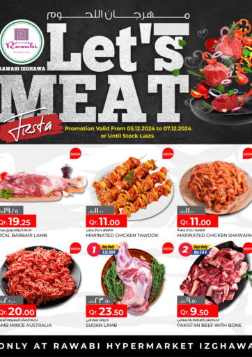 Qatar - Doha Rawabi Hypermarkets offers in D4D Online. Let's Meat. . Till 7th December