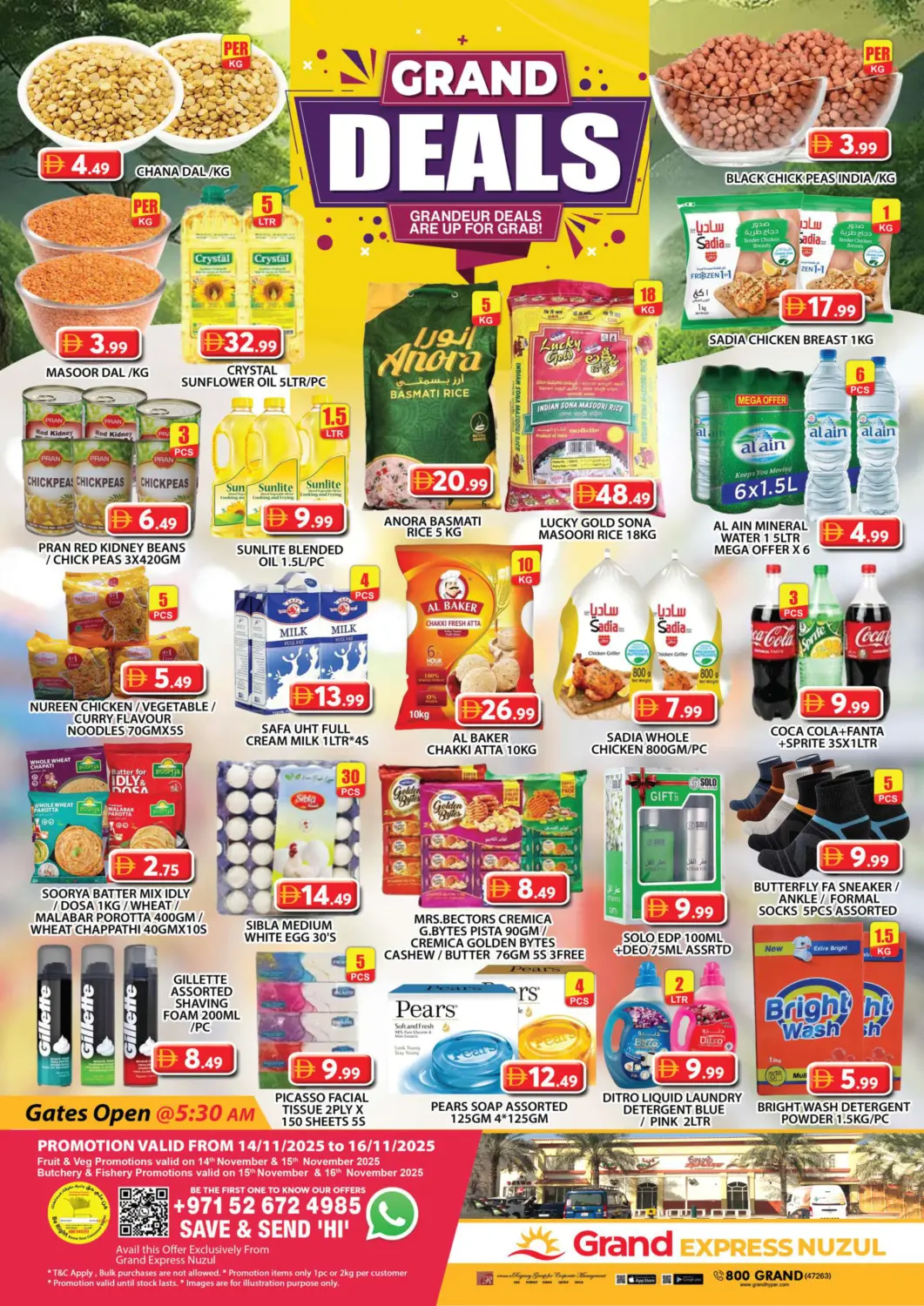 UAE - Dubai Grand Hyper Market offers in D4D Online. Grand Express Nuzul. . Till 16th November