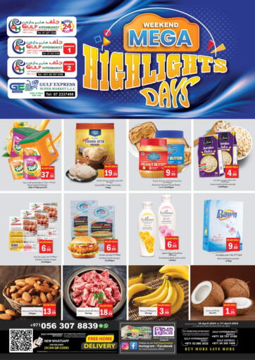 UAE - Ras al Khaimah Gulf Hypermarket LLC offers in D4D Online. Weekend Mega Highlights Days. . Till 21st April
