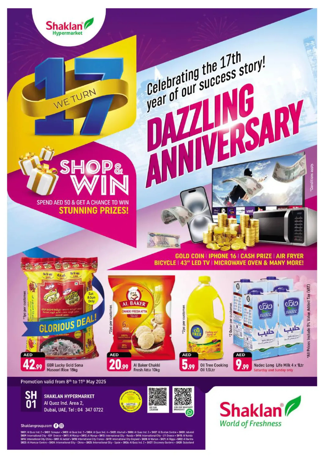 UAE - Dubai Shaklan  offers in D4D Online. Al Quoz Ind Area 2, Dubai. . Till 11th May
