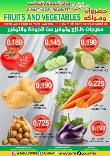 Oman - Muscat Quality & Saving  offers in D4D Online. Fruits & Vegetables. . Till 27th January