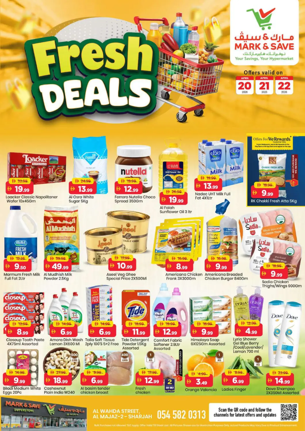 UAE - Sharjah / Ajman Mark & Save offers in D4D Online. Al Wahda Street- Sharjah. . Till 22nd April