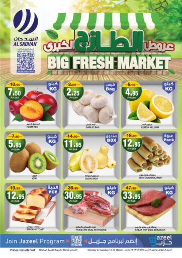 KSA, Saudi Arabia, Saudi - Riyadh Al Sadhan Stores offers in D4D Online. Big Fresh Market. . Till 14th March