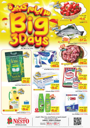 KSA, Saudi Arabia, Saudi - Al Hasa Nesto offers in D4D Online. Big 3 Days. . Till 3rd September