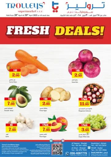 Trolleys Supermarket - FRESH DEALS in UAE Offers - United Arab Emirates FRESH DEALS