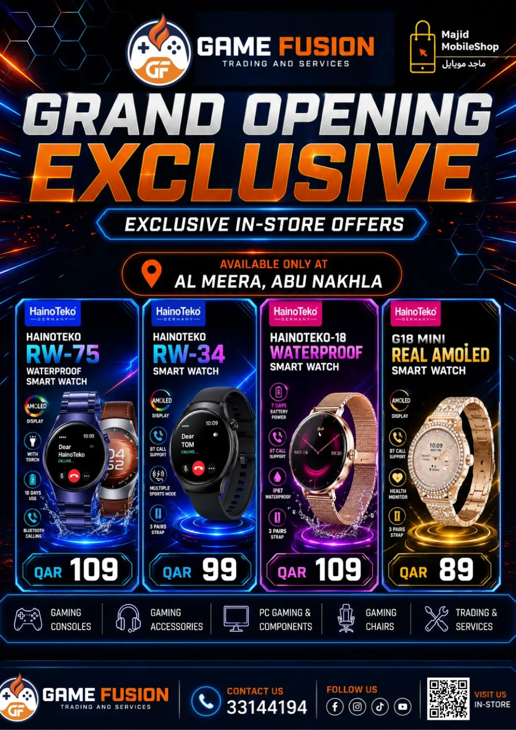 Qatar - Doha Majid Mobile Shop offers in D4D Online. Grand opening Exclusive. . Till 24th June