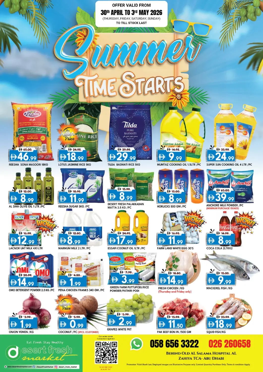 UAE - Abu Dhabi DESERT FRESH MARKET  offers in D4D Online. Al Zahiyah TCA- Abudhabi. . Till 3rd May