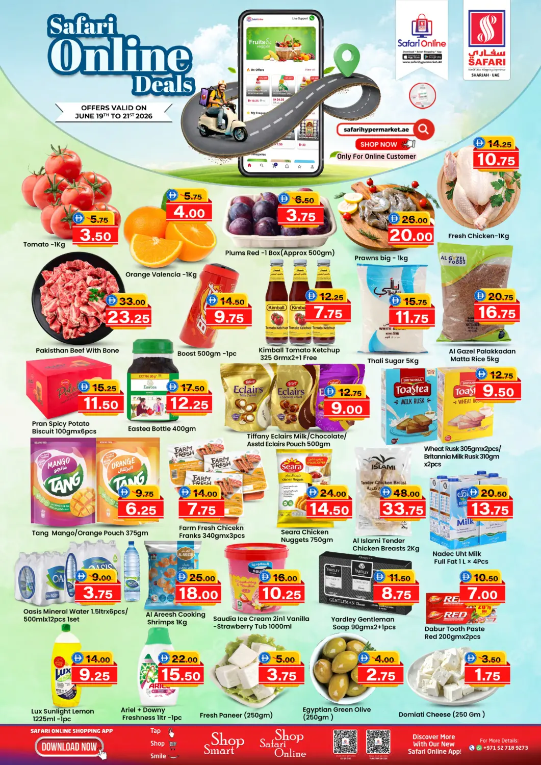 UAE - Dubai Safari Hypermarket  offers in D4D Online. Safari Online Deals. . Till 21st June