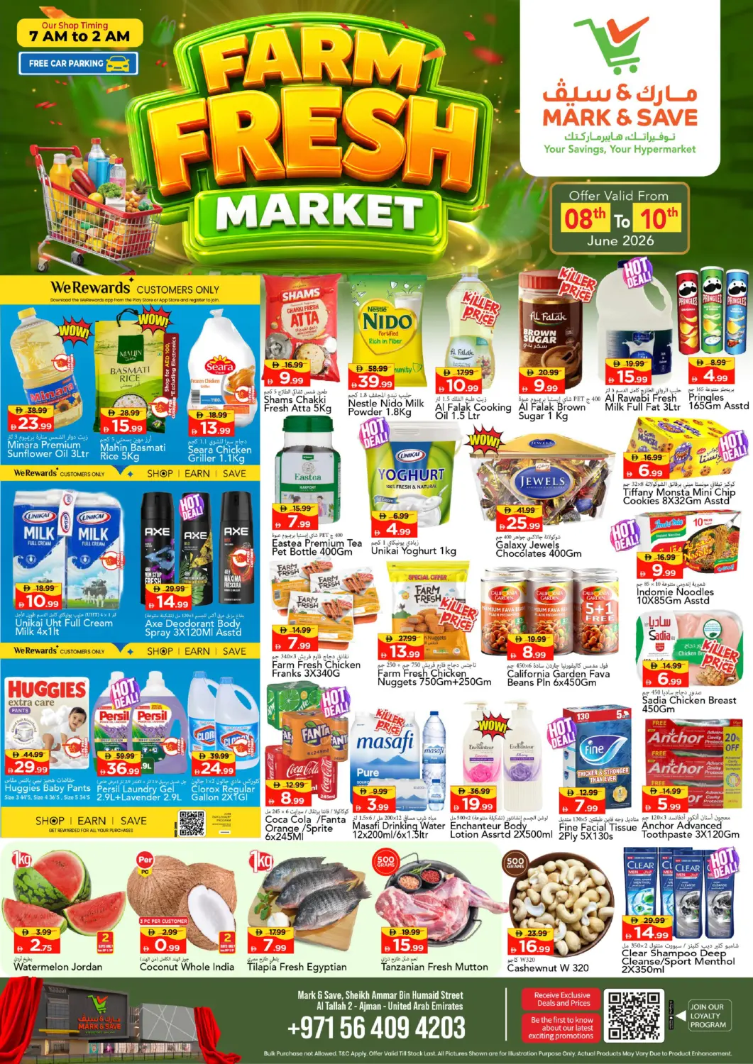 UAE - Sharjah / Ajman Mark & Save offers in D4D Online. Al Tallah 2 , Ajman. . TIll 10th June