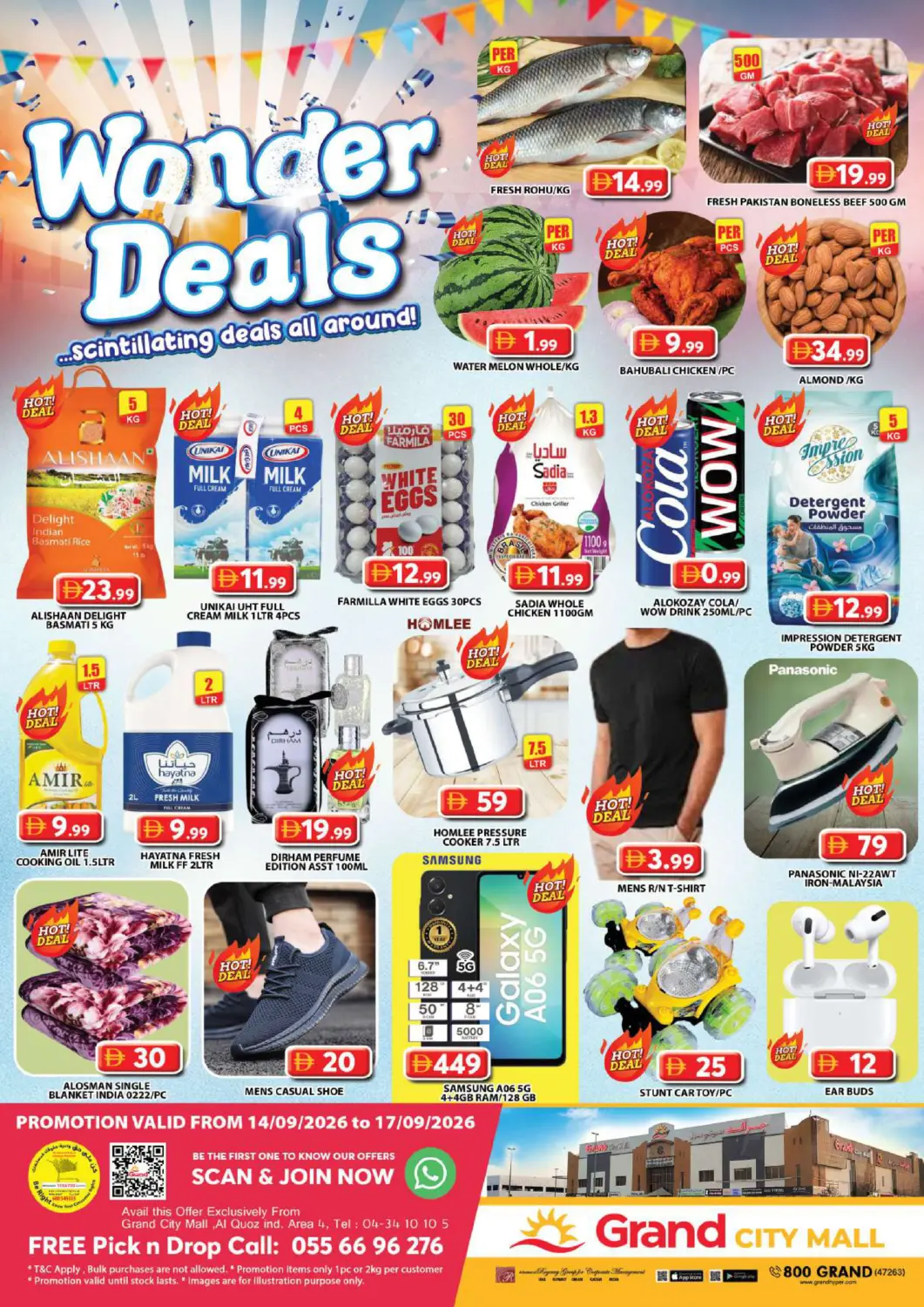 UAE - Dubai Grand Hyper Market offers in D4D Online. City Mall, Dubai. . Till 17th September