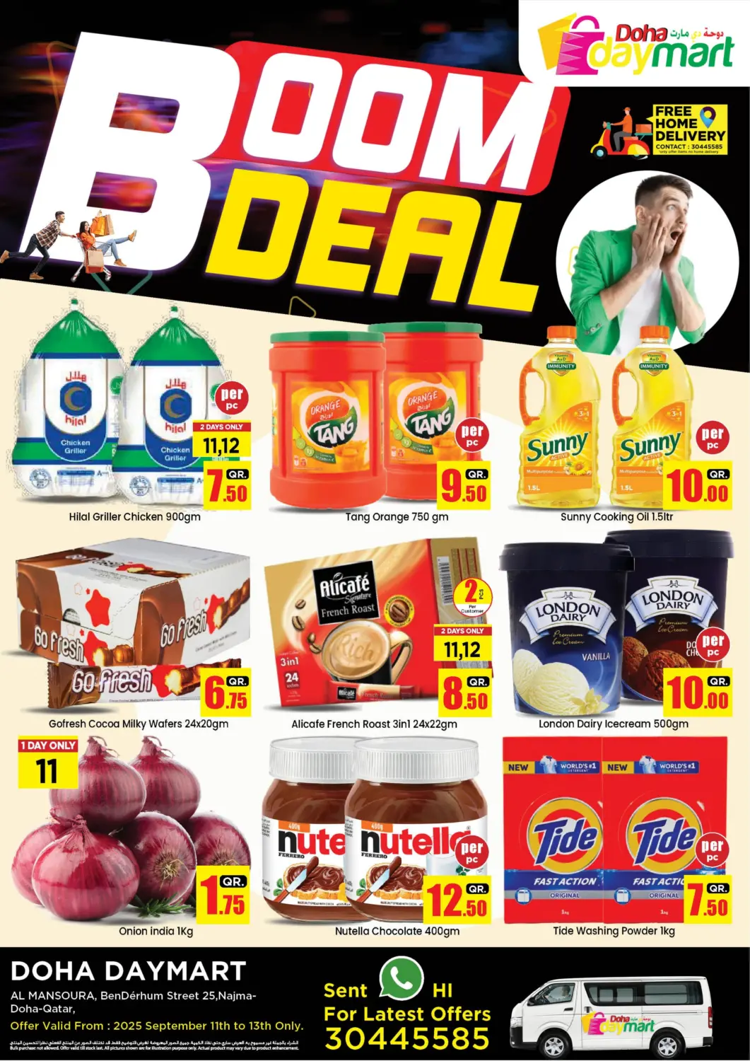 Qatar - Doha Doha Daymart offers in D4D Online. Boom Deal. . Till 13th September