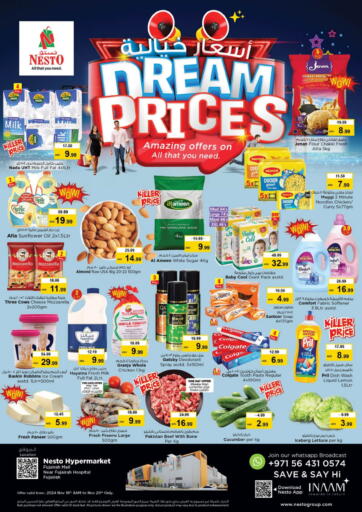 UAE - Sharjah / Ajman Nesto Hypermarket offers in D4D Online. Fujairah Mall- Fujairah. . Till 20th November