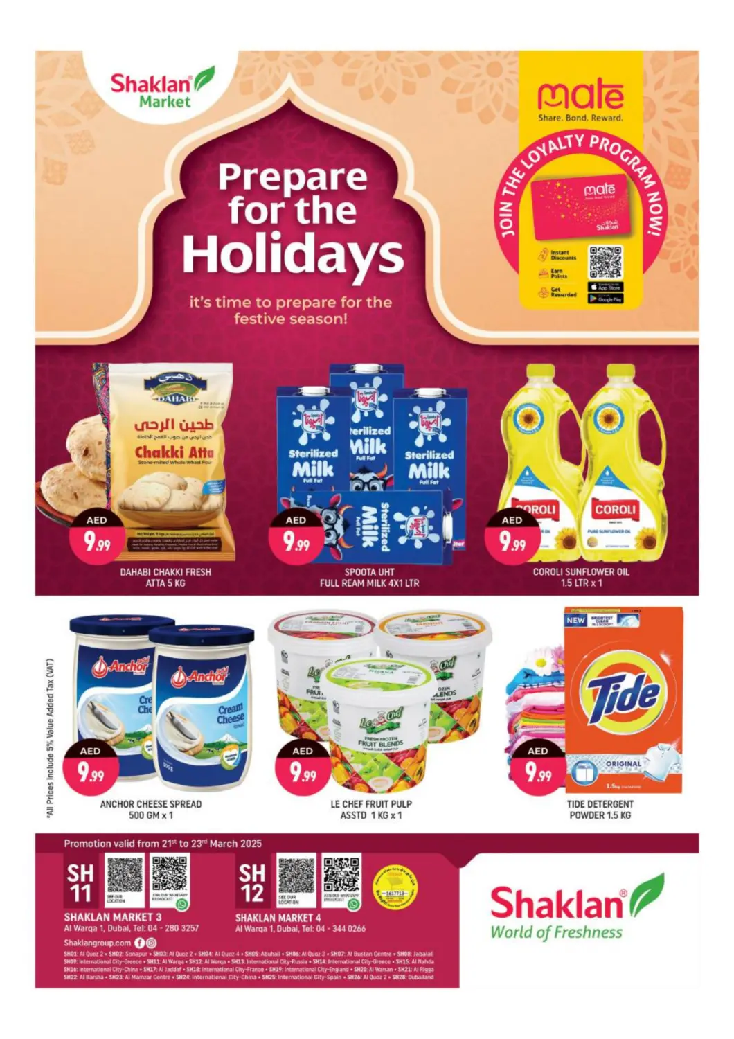 UAE - Dubai Shaklan  offers in D4D Online. Al Warqa 1 , Dubai. . Till 23rd March