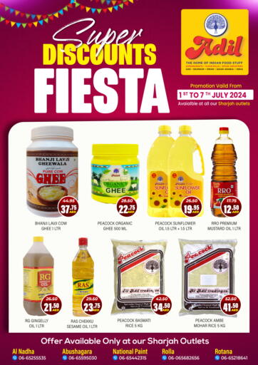 UAE - Sharjah / Ajman Adil Supermarket offers in D4D Online. Super Discount Fiesta. . Till 7th July