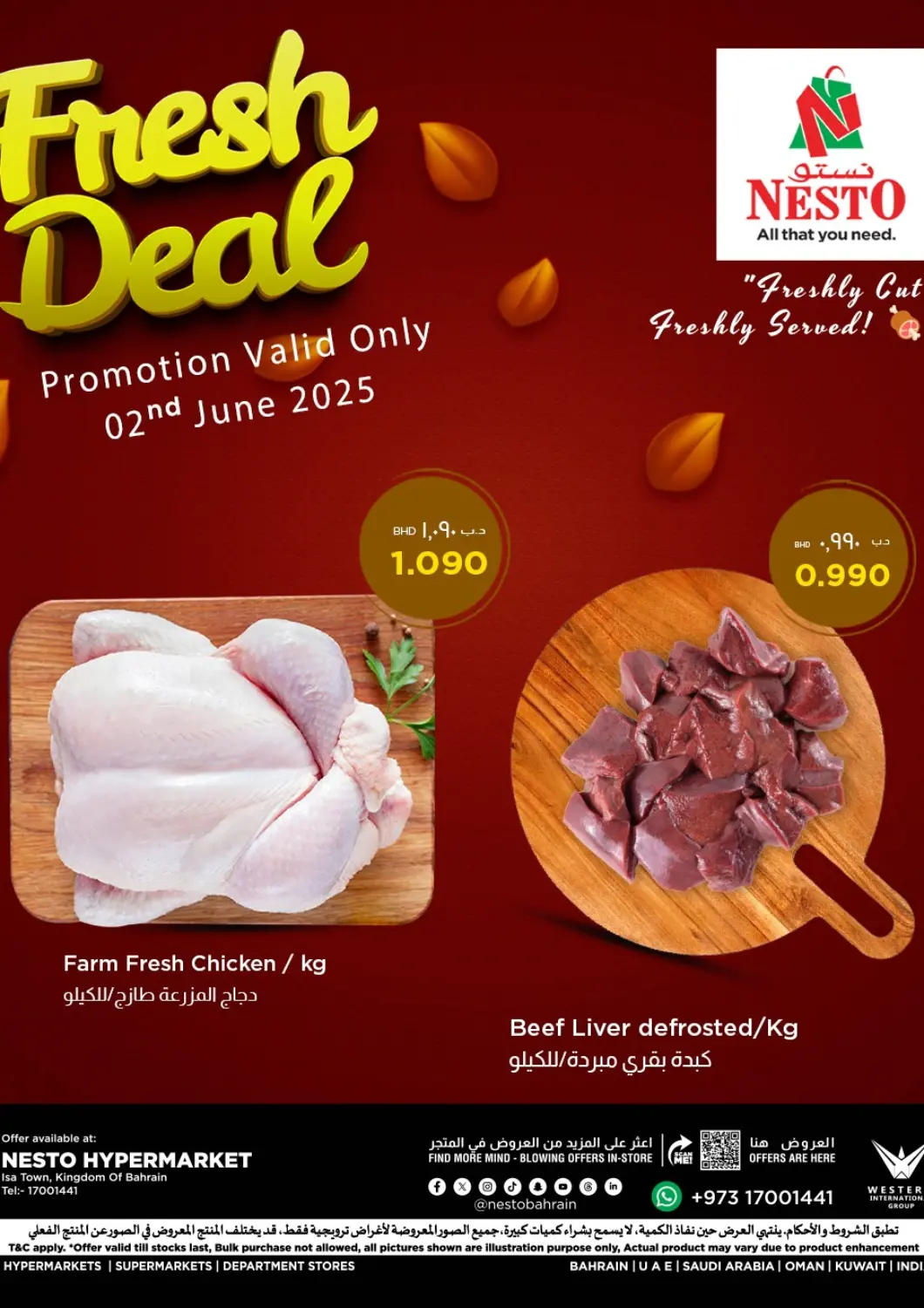 Bahrain NESTO  offers in D4D Online. Fresh Deal. . Only On 2nd june