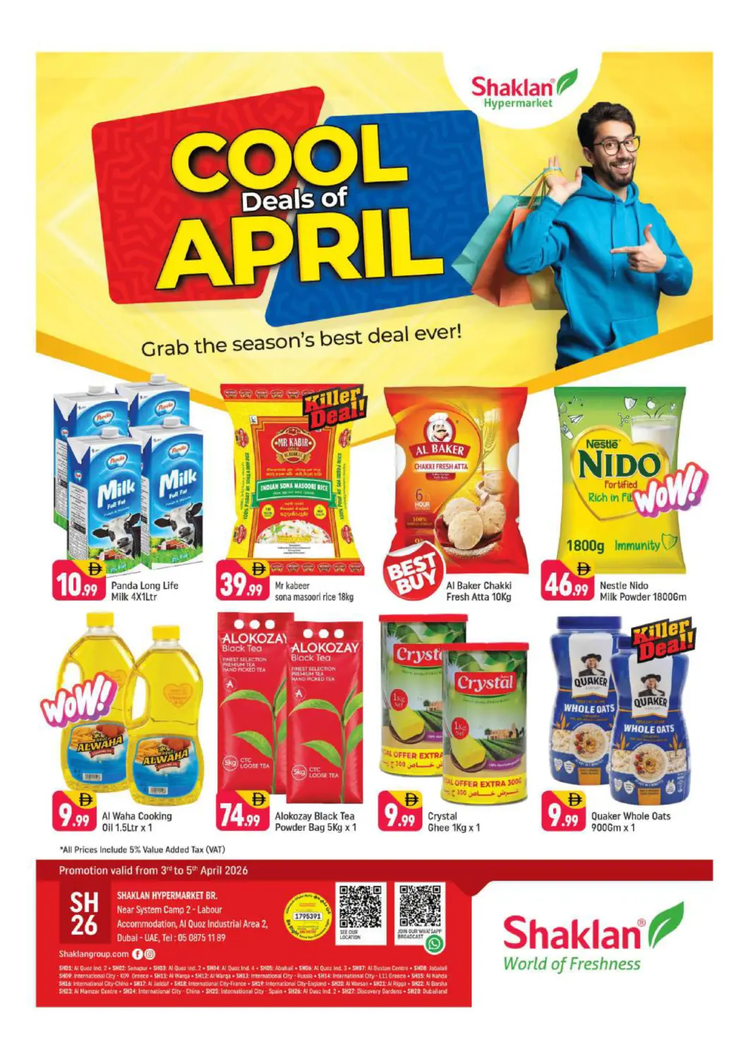 UAE - Dubai Shaklan  offers in D4D Online. Near System Camp 2 - Labour , Al quoz industrial area 2. . Till 5th April