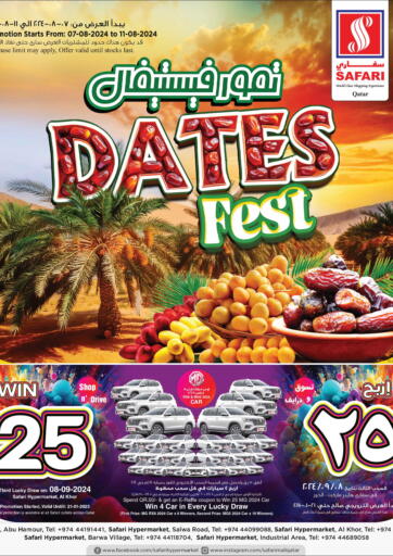 Qatar - Al Khor Safari Hypermarket offers in D4D Online. Dates Fest. . Till 11th August