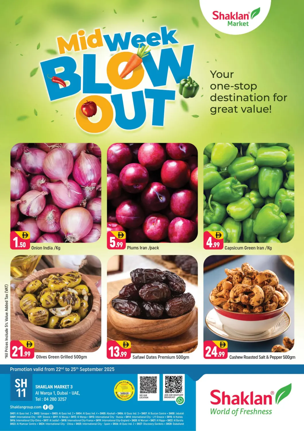 UAE - Dubai Shaklan  offers in D4D Online. Al Warqa 1 , Dubai. . Till 25th September